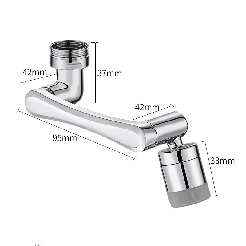 Extensor de torneira de aço inoxidável SUPER1080 °